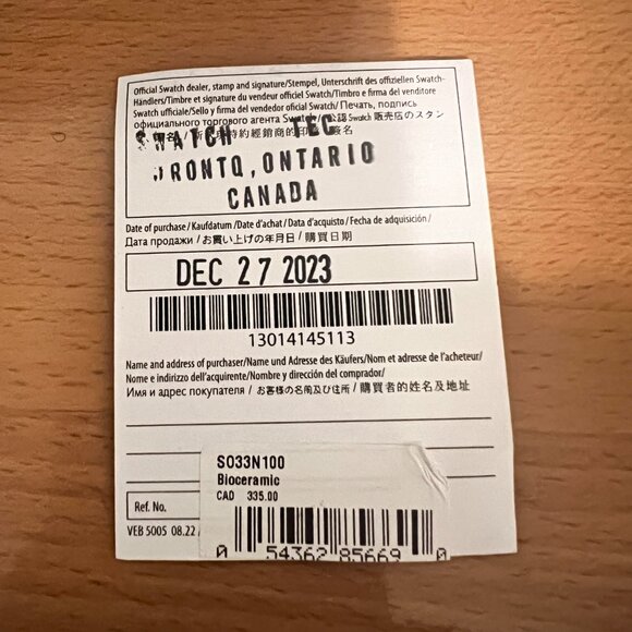 Authentic OMEGA X SWATCH Bioceramic MoonSwatch Mission to Neptune Blue Unisex - Picture 5 of 13